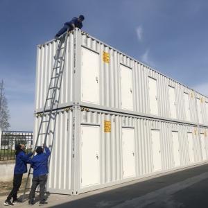 Wholesale Anti Earthquake Prefab Container Office Thermal Insulation Rescue Worker Living With 5 Separate Rooms from china suppliers