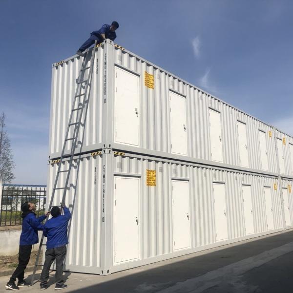 Anti Earthquake Prefab Container Office Thermal Insulation Rescue Worker Living