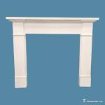China natural stone , White Marble Fireplace Surround And Hearth