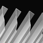 Soundproof A Screen Aluminum Metal Ceiling 21x3000mm Powder Coating