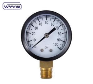 Wholesale Bottom Mount Economy Pressure Gauge With NPT BSP Connection For Air And Water from china suppliers