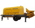 Pressure 1400rpm Stationary Diesel Concrete Trailer Pump With Model HBT60.16