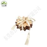 Wooden Christmas pendants small lanterns for home decorations