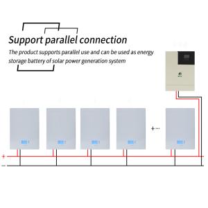 Wholesale 120AH White Wall Mounted Lithium Battery With BMS 48 Volt Lithium Ion Battery from china suppliers