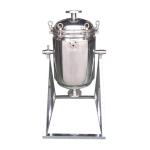 25kg Capacity Food Grade Stainless Steel Filter Housing with Square Gasket Seal