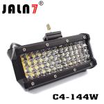 LED Light Bar JALN7 144W 4Rows Combo Beam LED Driving Lamp Super Bright Off Road