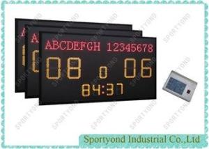 Wholesale High School Electronic Football Scoreboard With Team Name And Clock , 180cm x 95cm from china suppliers