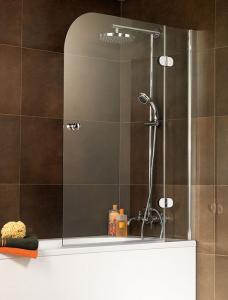 China Tempered Frameless Shower Enclosure Glass 1400x800 Mm High Polished Edges on sale