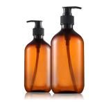 250ml 300ml 500ml Customized PET Bottle With Pump for Baby Shampoo Laundry