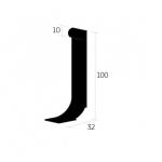OEM Accepted Flexible PVC Full Cove Former Capping Skirting Strips for Durable