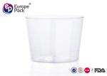Disposable Plastic Tableware Round Dessert Cups For Food Packing