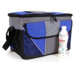 Disposable Blue Cooler Insulated picnic bag Lunch Bags OEM / ODM For Men