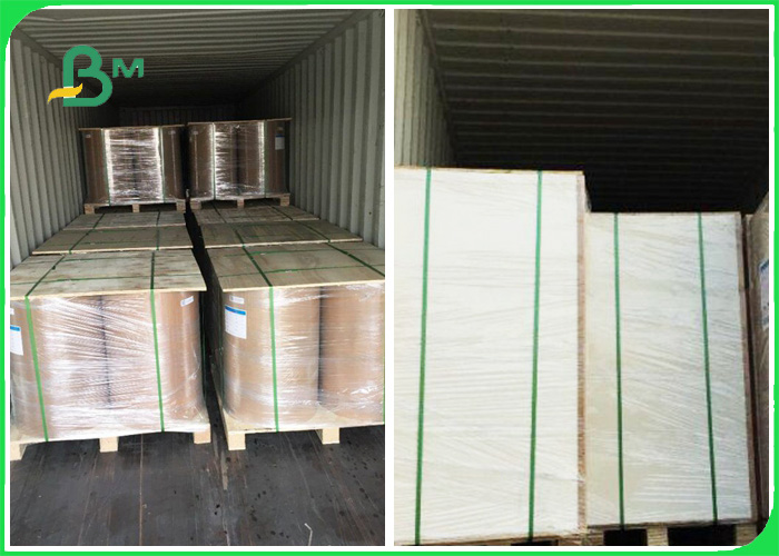 FDA & FSC Accredited Smooth White Kraft Paper For Flour Packaging 70 * 100CM