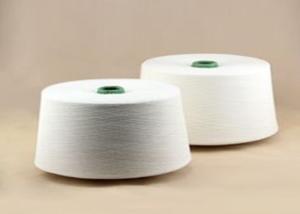 Wholesale Dyed Staple Fiber Yarn 20s For Shoes , Core Spun Polyester Sewing Thread Anti - Pilling from china suppliers