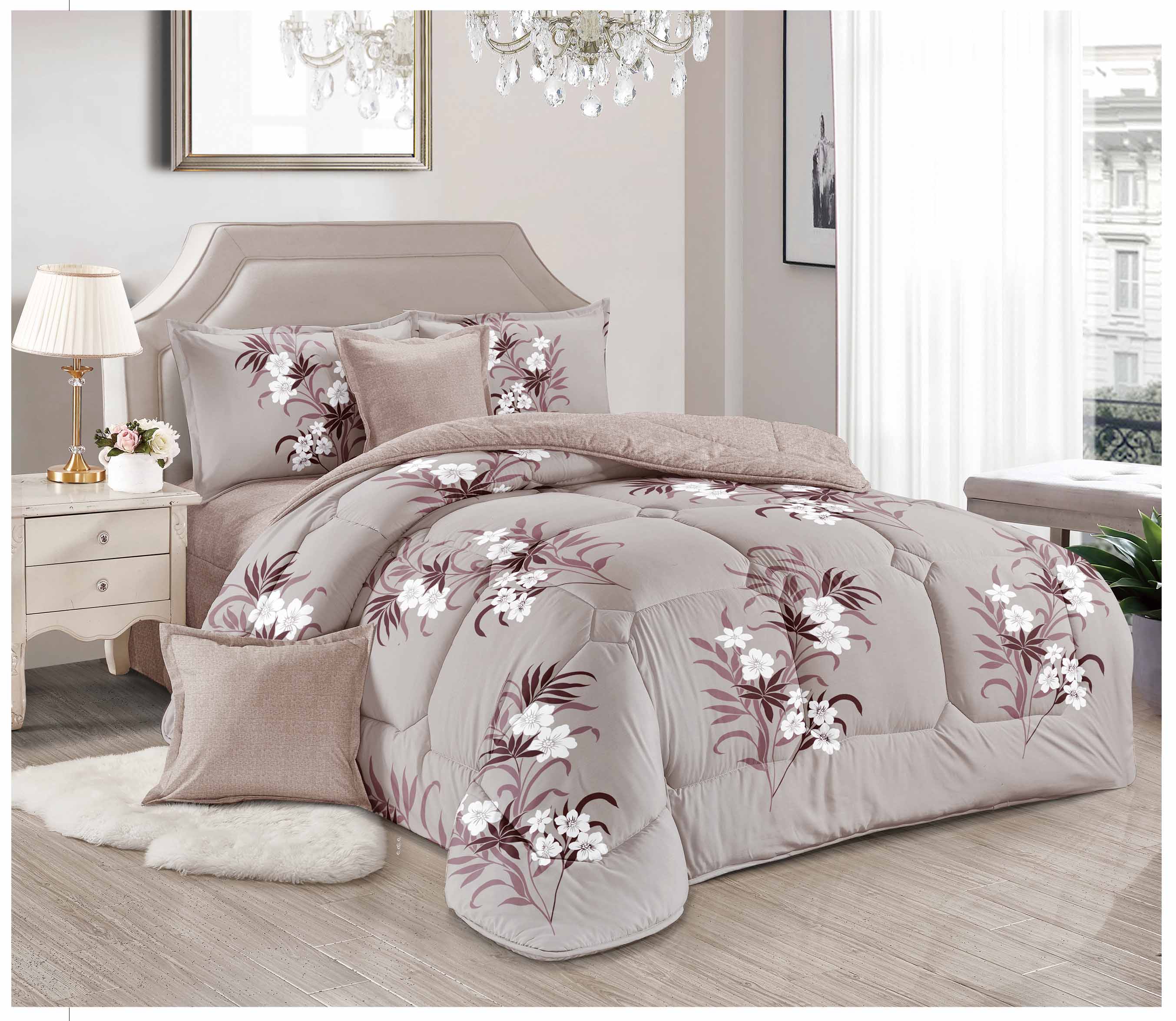 350gsm Filling Comforter Set for Home Hotel Wedding in Saudi Market Duvet Cover Set
