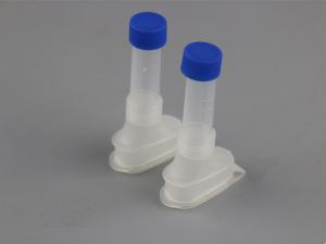 China Disposable DNA Test Saliva Collection Kits White Color Plastic Material No Trauma on sale
