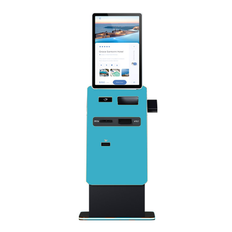 Magnetic/IC/RF Card Reader Self Payment Kiosk with Custom Logo and Currency Exchange
