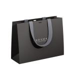 Cardboard Hand Length Handle Luxury Matte Paper Gift Shopping Bag with Custom