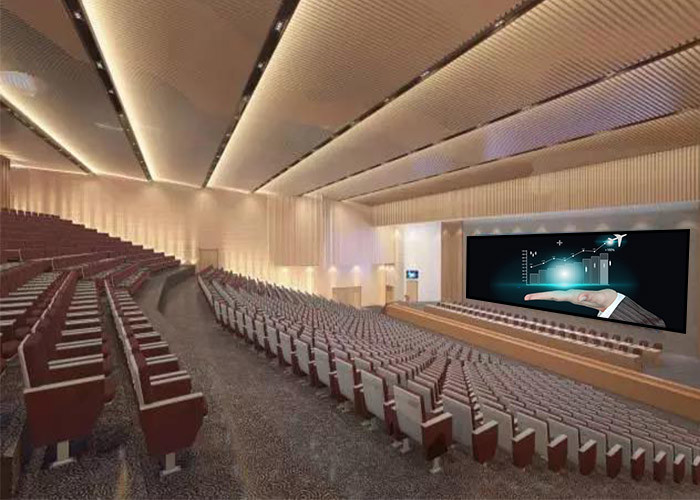 No Noise Conference Led Screen 1.8mm 172x86 Dots High Contrast