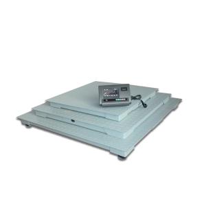 China AC/DC Power Floor Weighing Scales Low Profile 1000 Lb Digital With Ramp on sale