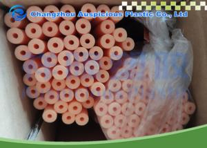 China 1/2 Copper 1/4 Iron Orange Polyethylene Foam Pipe Insulation on sale