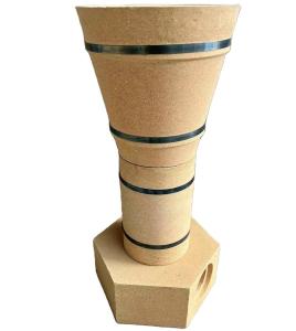 Wholesale Thermal Shock Resistance High Alumina Runner Holloware Casting Bricks for Foundry Steel from china suppliers