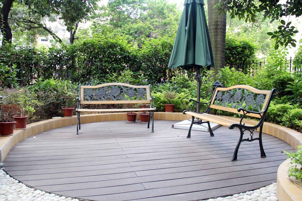 Green Wood Plastic Composite Decking WPC Outside Board