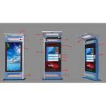 NTSC 2000 Nits 250W 55" Outdoor LCD Digital Signage