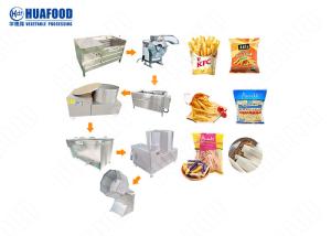 Wholesale French Fries Automatic Potato Chips Making Machine Large Capacity 2000kg/H from china suppliers