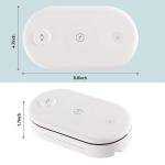 Multifunctional UV disinfection box with folding wireless charger for smart