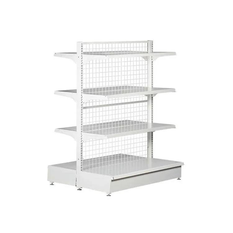 Factory Custom Double Sided Mesh Back Shelving Grid Shelves