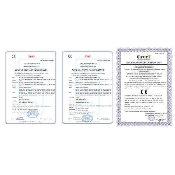 80kw 3 Phase Ac Low Rpm High Efficiency Rare Earth Permanent Magnet Synchronous Generator / Low Speed Alternator