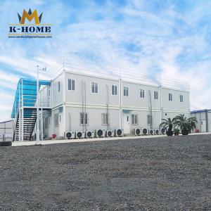 Wholesale Double Story Prefabricated Office Container With Durable Steel Structure from china suppliers