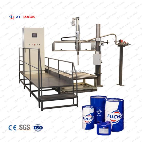 Automatic Barrel Bucket Net Weight Load Cell Drum Filling Machine 100-300kg 220