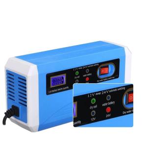 Wholesale CAR CHARGER 12V 24V 10A Fully Intelligent Pulse Repair Battery Charger for Scooters/Ebikes/Motorcycles Fast Charging Speed from china suppliers