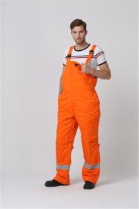 Wholesale EN1149 Flame Retardant Workwear With 1% Carbon Fiber Winter Bib Pants from china suppliers