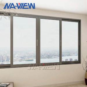 Wholesale NAVIEW Aluminium Sliding Windows PVDF Big Sliding Windows from china suppliers
