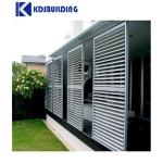 Aluminum Louver Facade Jalousie Window Size Louvred Aluminum Sun Louver Vertical