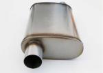 Oval 2.5" Inlet Outlet SS 409 Muffler For Magnaflow