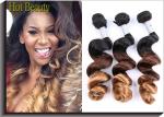 8A Grade 3 Tone Colored Human Hair Extensions 10"-30" Tangle Free