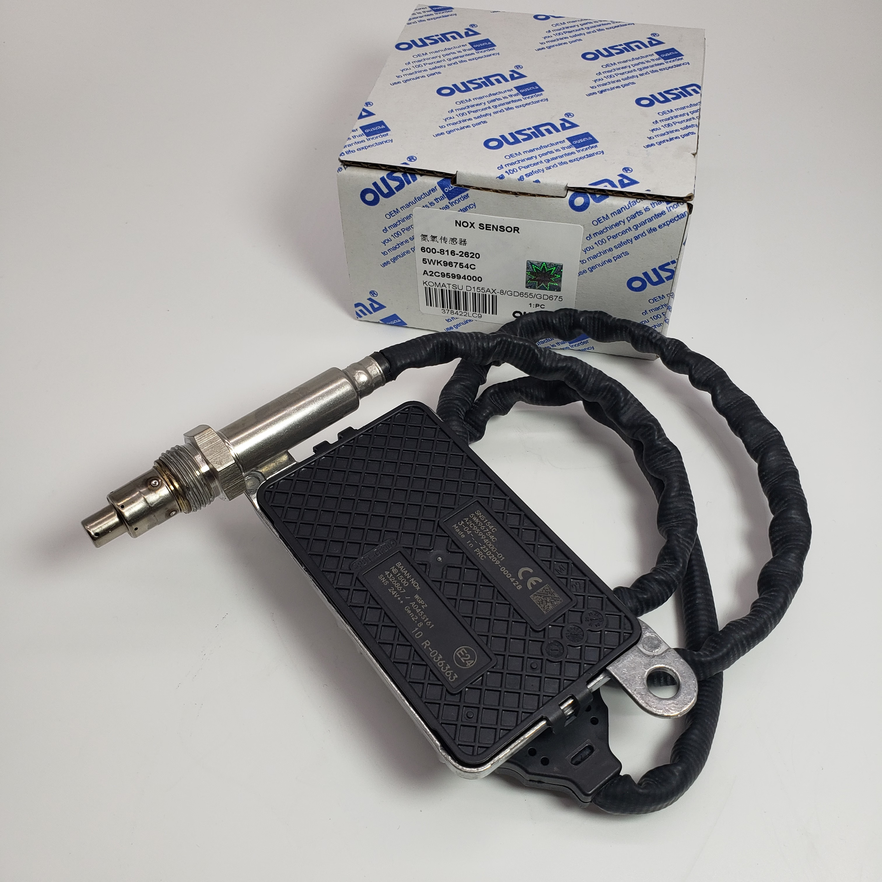 Nox Nitrogen Oxide Sensor 600-816-2620 5WK96754C A2C95994000 For Komatsu D155AX-8 GD655 GD675