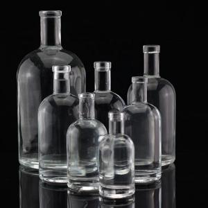 Wholesale Glass Base Material Vodka Liquor Glass Bottle Different Size For Distilleries from china suppliers