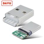 Fast Charger 3 Amp Mini Usb Male Connector Plug Female Jack Solder Port For Usb