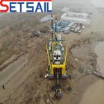 Total Fuel Consumption of 34L-518L/H Hydraulic Bucket Wheel Dredger for Land