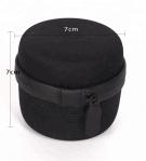 Eva Mobile Lens Case , 7cm Camera Lens Pouch Bag Hard Shell