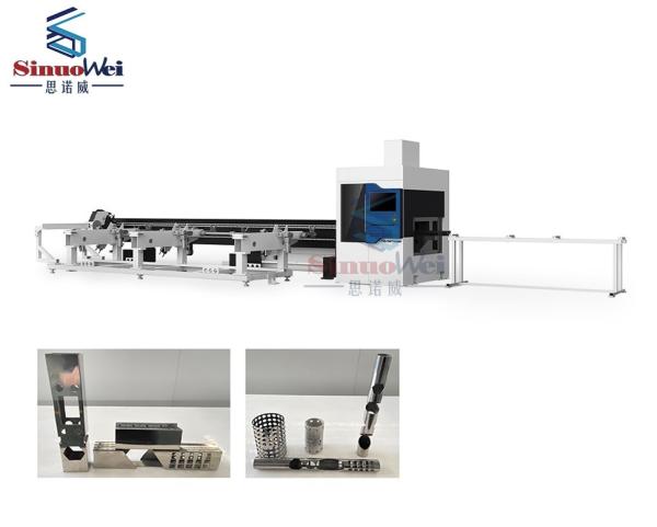 ± 0.1mm Accuracy Laser Pipe Cutting Machine Tube ≤ 10000mm Length Cnc Laser Pipe