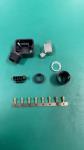 Fast 9PIN Servo Motor Connector Panel Mount Crimp/Solder Type AWG18-24 1000M