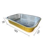 Aluminum Sealable Smooth Wall Heat Sealing Food Packaging Foil Container Lunch