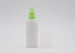 Plastic Cosmetic Spray Bottle Fine Mist Pet 100ml White Cylinder