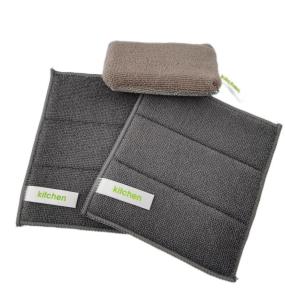 Wholesale Scrub Sponge For Dishes 17x23cm Microfiber Lint Free Microfiber Cleaning Pad from china suppliers